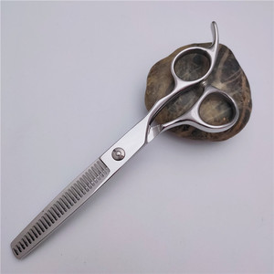 Tijeras de peluquería Inoue Kazaki de acero inoxidable 440C, tijeras de entresacar de 30 dientes para diestros, hechas a medida, tijeras planas - Product Image 1