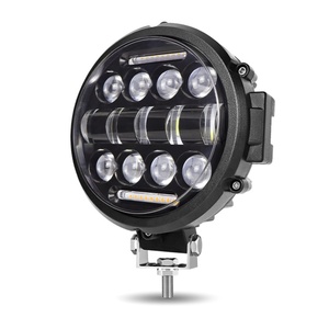 ไฟทำงาน LED กันน้ำขนาด 7 นิ้ว 51W 9-80V สว่างพิเศษ สำหรับรถบรรทุก ไฟหน้ารถ - Product Image 1