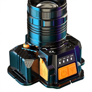 Factory OEM Waterproof Aluminum Alloy 10W White Laser LED Headlamp Dual Cell Layout Outdoor Camping Night Fishing Lighting Gear - Product Image 3