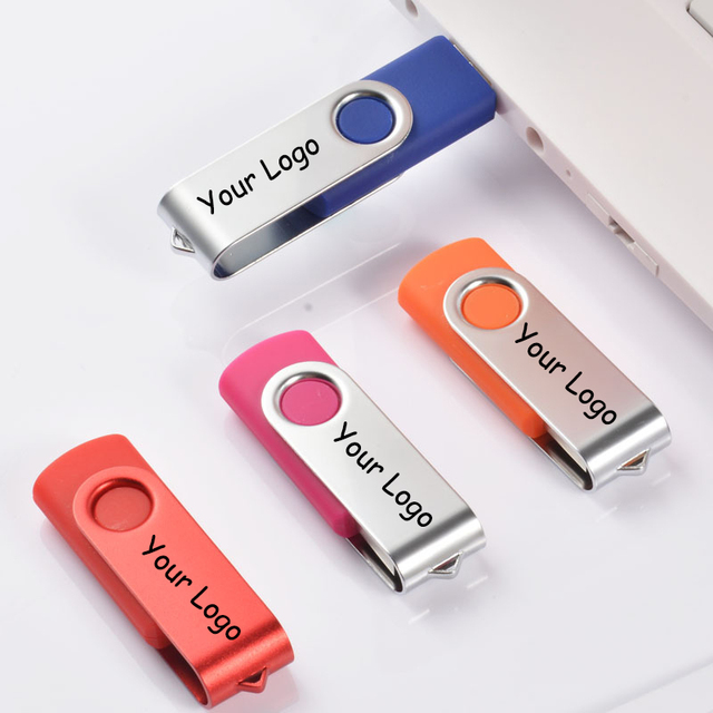 Custom Logo 2.0 3.0 Swivel Micro USB Flash Memory Drive USB Stick USB Flash Pendrive 4Gb 8Gb 16Gb 32Gb 64Gb 128Gb