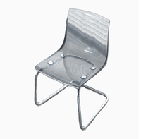 Chaise de salle à manger d'extérieur moderne, confortable et portable, en plastique, idéale pour les restaurants et les patios – Meilleure vente