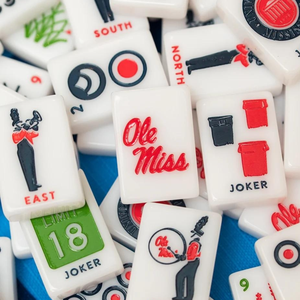 Juego de Mahjong Americano de Lujo Ligero y Moderno, Edición Purdue Mississippi, 160 Piezas, Acrílico Grabado de Una Sola Capa, para Viaje, <span class=keywords><strong>Westwind</strong></span> - Product Image 1