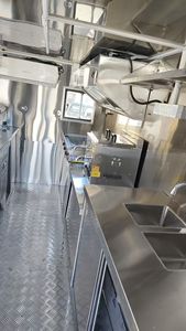 Remorque de restauration rapide pour snacks BBQ, camion de restauration mobile, chariot de vente ambulante, cuisine complète en acier inoxydable, 1000 unités - Product Image 5