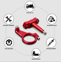 Kit de fixation d'amortisseur de direction en aluminium CNC pour moto Yamaha YZF R15 V3 2018 2020 – Vente en gros, amélioration