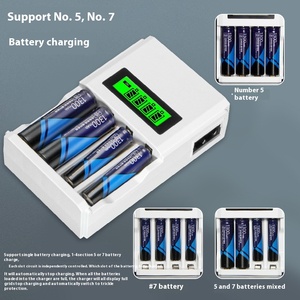 エアチャイナ直販 新型<span class=keywords><strong>1.2V</strong></span>ニッケル水素充電式AA/AAA電池と4スロットLCD充電器 モデル番号：なし 5番。 7 - Product Image 5