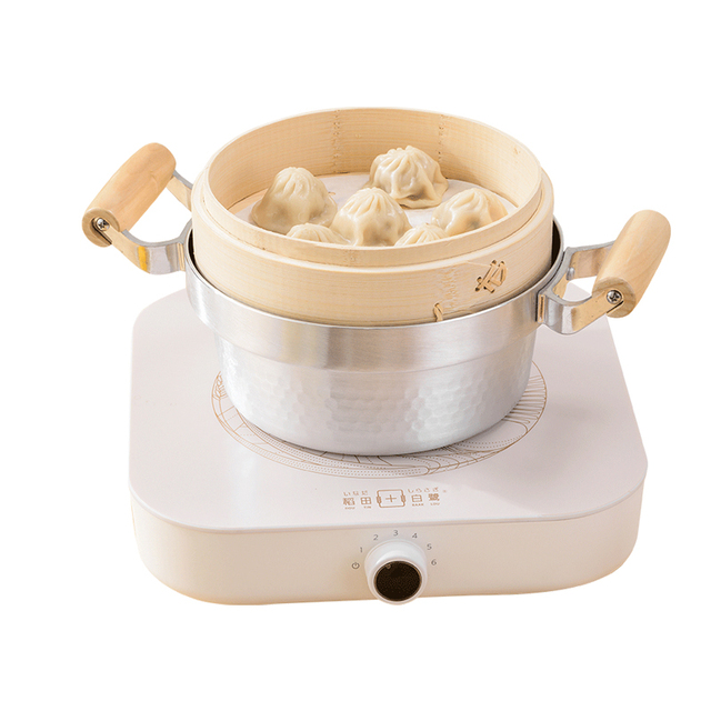 White Square Multifunctional Induction Cooker Portable Electric Cooktop Household Kitchen Cooking Appliance