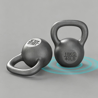 Kettlebells en fonte réglables avec revêtement en poudre pour l'entraînement CrossFit, la remise en forme à domicile, les exercices, plage de poids de 2 à 22 kg, design durable
