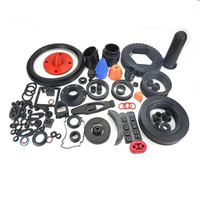Produits et pièces moulés, pièces en caoutchouc silicone FKM, pièces en caoutchouc NBR, moulage silicone noir de haute qualité, sur mesure, non standard
