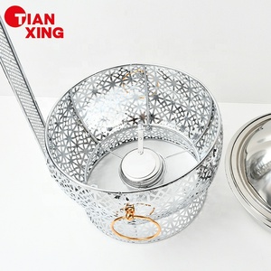 Nuevo diseño, producto de gran oferta, equipo de catering, estufa de Buffet, juego de calentador de alimentos, platos de frotamiento colgantes de plata <span class=keywords><strong>para</strong></span> restaurante - Product Image 6
