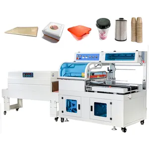 Automatic Heat Sealer Cutting Film L Bar Sealing Machine Shrink Tunnel Shrinking Wrapping Machine