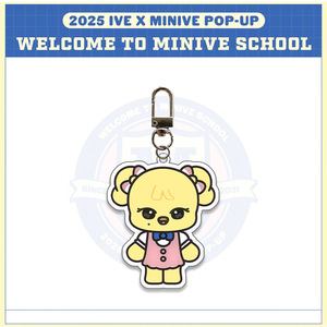 Kpop IVE Llavero Minive de Dibujos Animados, Colgante Acrílico Lindo, Bolsa, Accesorios, Llavero, LEESEO, REI, YUJIN, REI, Colecciones de Fans, Regalo - Product Image 4