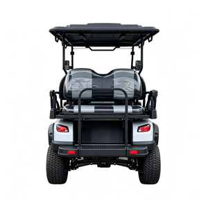 <b>Model</b> <b>D</b> 4+2 Seater Electric Golf Cart with LED Front Headlights, Support Custom Logo - Product Image 5