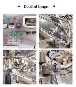 CE Sertifikalı Çift Cidarlı Isıtma Soğutma Tankı 500L1000L Deterjan Homojenizatör Mikser Üretim Tesisi Krem Şampuan Kozmetik - Product Image 3