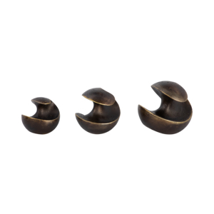 Sfera a Spirale: Scultura Moderna in Resina, Decorazione Astratta per Casa, Soggiorno, Ufficio, Esposizione su Scaffale - Product Image 1