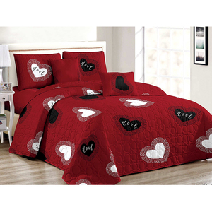 Vente chaude <span class=keywords><strong>literie</strong></span> 100% polyester tissu <span class=keywords><strong>belle</strong></span> conception couette couvre-lit pour la maison - Product Image 3
