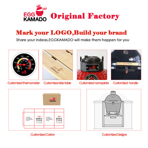 <span class=keywords><strong>Barbecue</strong></span> Kamado Eggkamado de 13 pouces sur mesure, haute qualité, plusieurs modes de cuisson, grill au charbon pour patio, mini <span class=keywords><strong>barbecue</strong></span> en céramique - Product Image 6
