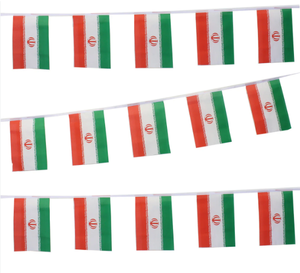 ธงประดับแบบกำหนดเองของอิหร่าน ธงเยอรมัน สำหรับการแข่งขันฟุตบอลปี 2026 ตกแต่งภายในและภายนอกอาคาร ดีไซน์ทุกประเทศ ขายส่ง - Product Image 1