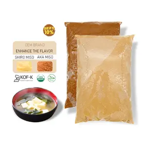 Salsa di pasta di semi di soia di qualità da ristorante giapponese con pasta di semi di soia in borsa alla rinfusa con le opzioni di confezionamento della bustina disponibili