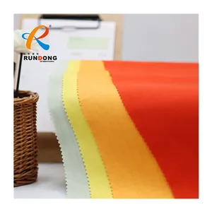 Rundong wholesale Industry work 100%polyester twill dyed fabric uniform antistatic fabrics