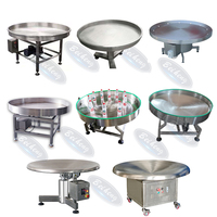 Table de Collecte et de Tri Industrielle Rotative Automatique en Acier Inoxydable 304, Certifiée CE, pour Emballage (OEM/ODM)