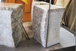 STONEPLUS 60T Presse hydraulique de haute précision pour la découpe de pierres, machine à fendre le marbre et le granit, pour bordures et trottoirs