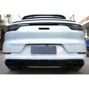 Modificación de Automóviles 2018-2024, Tubo de Escape Deportivo Trasero Central para Cayenne - Product Image 3