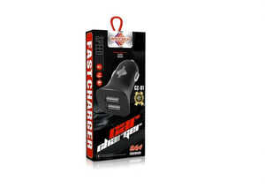 Caricabatterie per Auto Wisdomup CC-01 2.4A con Doppia Porta USB 12-24V Ricarica Rapida per Uso Veicolare - Product Image 1