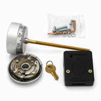Cerradura Mecánica de Combinación de Alta Resistencia con Llave, Código de Contraseña Intercambiable, Cerradura de Seguridad para Cajas Fuertes, Arcas y Armarios