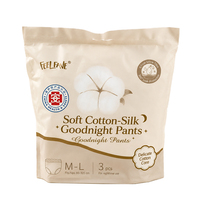 Culottes menstruelles jetables en gros, respirantes, en coton et élasthanne, avec couche supérieure douce et couche inférieure aspect tissu, bleues, avec puce de diversion pour la nuit