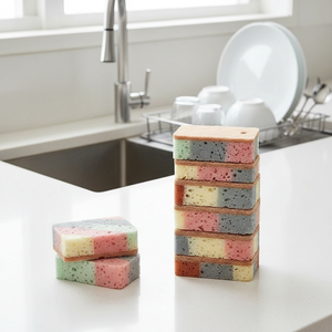 Spugna da <span class=keywords><strong>Cucina</strong></span> Colorata in PU ad Alta Densità, Detergente per Piatti a Doppio Lato, Potente Azione Pulente, OEM - Product Image 5