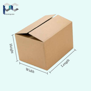 高品质定制瓦楞大花式硬包装运输纸箱中国工厂丝网印刷服装包装盒 - Product Image 4