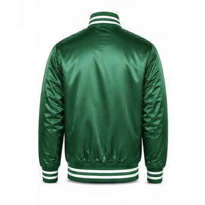 Chaqueta de satén brillante personalizada al por mayor para hombre, ropa de calle personalizada, diseño informal, chaqueta de satén de invierno para hombre - Product Image 2