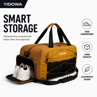Sac de sport imperméable avec compartiment à chaussures, poche extensible, grande capacité, sac de voyage