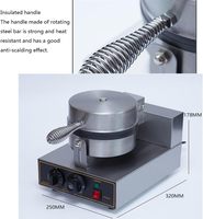 Machine à gaufres en forme de cœur à 4 tranches Machine à gaufres électrique en fer classique pour faire des gaufres belges en forme de cœur doré moelleux