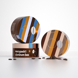 Contenedor de Café de Lujo de Grado Alimenticio, 99.7% Aluminio Puro, Color Personalizado, Tapa de Rosca para Café, Suplementos, Chocolate, Azúcar, Snacks - Product Image 2