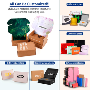 Nhỏ tùy chỉnh in vật liệu tái chế Matt cán miếng bọt biển lót các tông sóng tùy chỉnh hộp bưu phẩm - Product Image 2