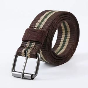 Ceinture de sécurité réglable en nylon et accessoires rayés colorés pour hommes et femmes - Product Image 6