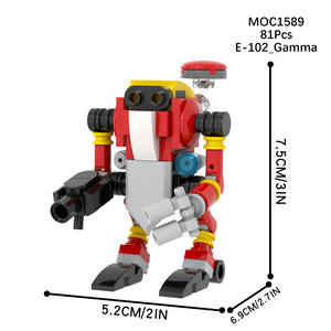MOC1580-1589ด๊อกเตอร์ช่างไข่เดินโลหะทำจากอิฐม็อดของเล่นเพื่อการศึกษาสำหรับเด็ก - Product Image 6