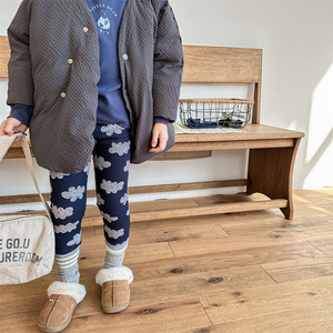 Nuovi Pantaloni per Bambine Autunno-Inverno 2025, <span class=keywords><strong>Leggings</strong></span> Morbidi e <span class=keywords><strong>Caldi</strong></span> Foderati in Pile, Pantaloni Imbottiti per Bambini - Product Image 3