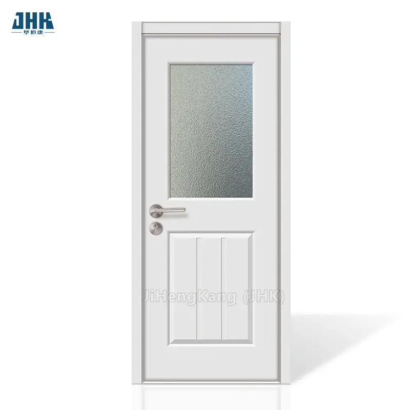 JHK-FC12 PVC دافق الباب الداخلية الخيزران باب كوة مصاريع مع الميلامين خامة الخشب مع الأخدود دافق الباب رخيصة الثمن