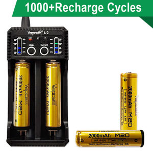 Vapcell INR16650 M20 3,6 В 2000 мАч 8A литий-ионная аккумуляторная батарея для газового счетчика и электромобиля для использования камеры - Product Image 6