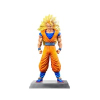 Nouvelle figurine d'action en PVC de dessin animé Super Saiyan JT Modified Star Track Three Goku, modèle de décoration de 35 cm