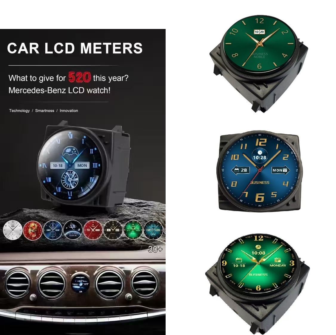 Araba zaman elektronik sayaç Mercedes Benz C W205 E W213 S W222 G