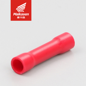 BV 1.25 hoàn toàn cách điện Marine điện mối nối Doanh dây thiết bị đầu cuối hình ống loại vật liệu đồng Vinyl cách điện PVC mối nối - Product Image 1