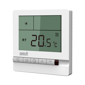 เทอร์โมสตัททำความร้อนพื้นแบบไฮโดรนิค พร้อมปุ่มเปิด/ปิด 220V AC แบบฝัง HA208 เทอร์โมสตัททำความร้อน HA208 - Product Image 2