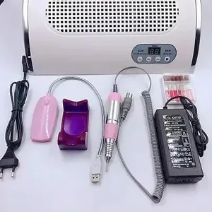 Máquina Eléctrica 4 en 1 para Hacer Uñas, Limpiador de Polvo de Uñas, Lámpara - Product Image 5