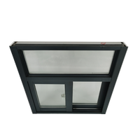 Ventana Corredera de Aleación de Aluminio de Diseño Moderno con Características de Aislamiento Acústico y Térmico, Función de Pasaje