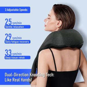 2025 100% Original Shiatsu Kneten Nacken-und Schulter massage gerät Muskels ch merzen Linderung Körper muskel Shiatsu Nacken-und Rücken massage gerät - Product Image 2