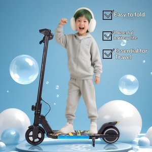<span class=keywords><strong>Trottinette</strong></span> <span class=keywords><strong>électrique</strong></span> pliable <span class=keywords><strong>pour</strong></span> enfants de 6 à 12 ans, en alliage d'aluminium, batterie au lithium, écran LED, vitesse maximale de 18 km/h, capacité de charge de 50 kg - Product Image 2