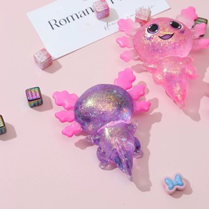 CHENXI Adorable Axolotl Sugar <b>Balls</b> Sensory Stress Toy Slow Rise Relaxing Sensory Fidget Stress <b>Squeeze</b> Toy - Product Image 5